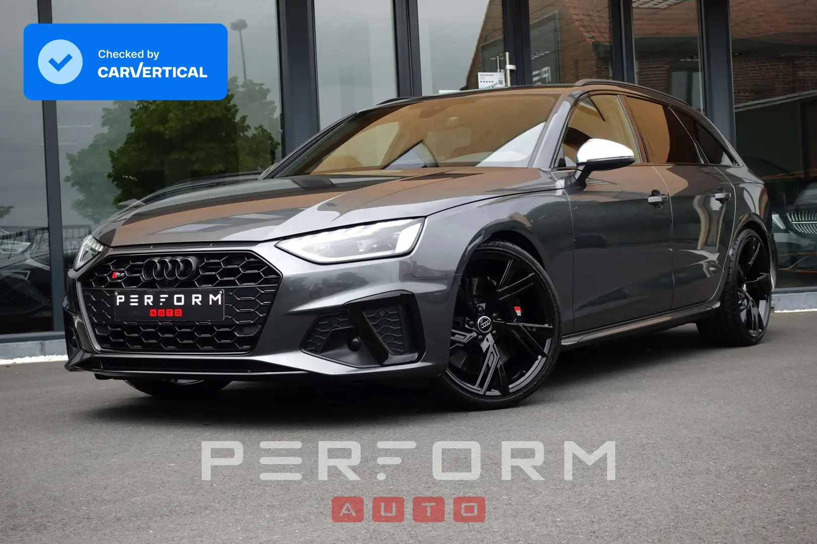 Audi S4 3.0TDI QUATTRO*347PK*MASSAGE*B\u0026OLUFSEN** + 1J Grijs - 1