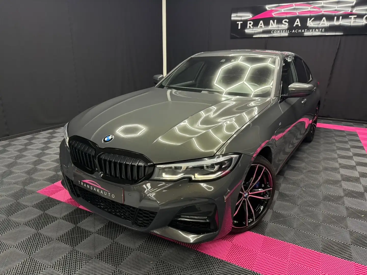 BMW 330 Plug-In Hybrid/ PACK M / 360°/ GARANTIE 12 MOIS Gris - 1