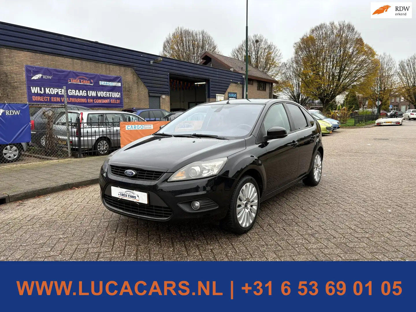 Ford Focus 1.6 Trend 2X SLEUTEL + BOEKJES! Zwart - 1