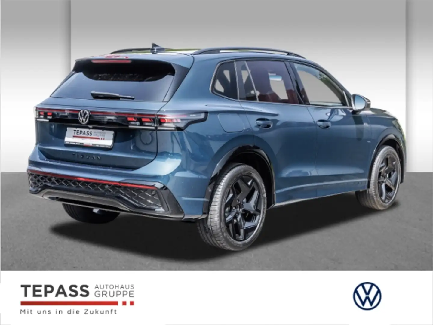 Volkswagen Tiguan 1.5 eTSI R-Line NAVI BLACK KAMERA Blauw - 2