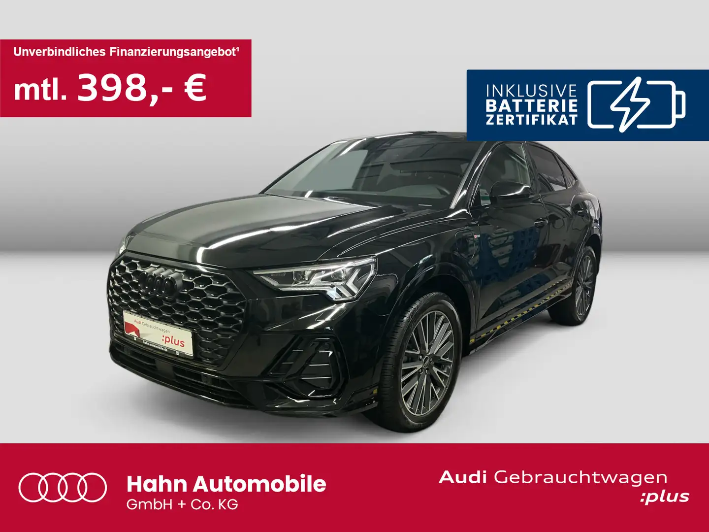 Audi Q3 45 TFSIe S line AHK Matrix Virtual Schwarz - 1