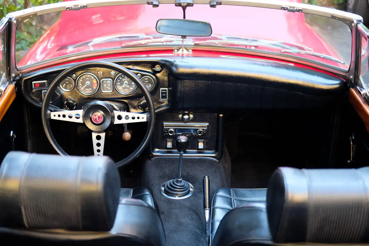 MG MGB Cabrio, 1973, Rosso, foto 4