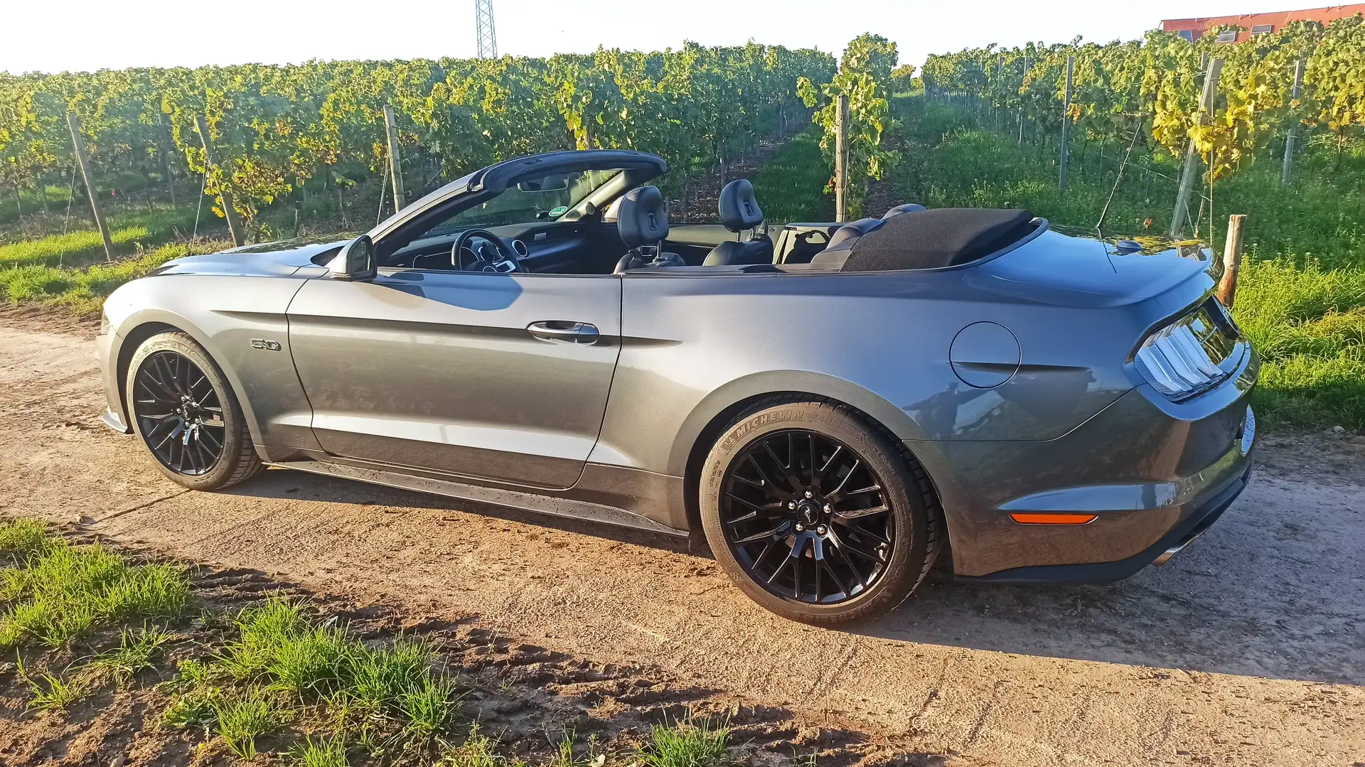 Ford Mustang Mustang Convertible 5.0 Ti-VCT V8 Aut. GT Gris - 2