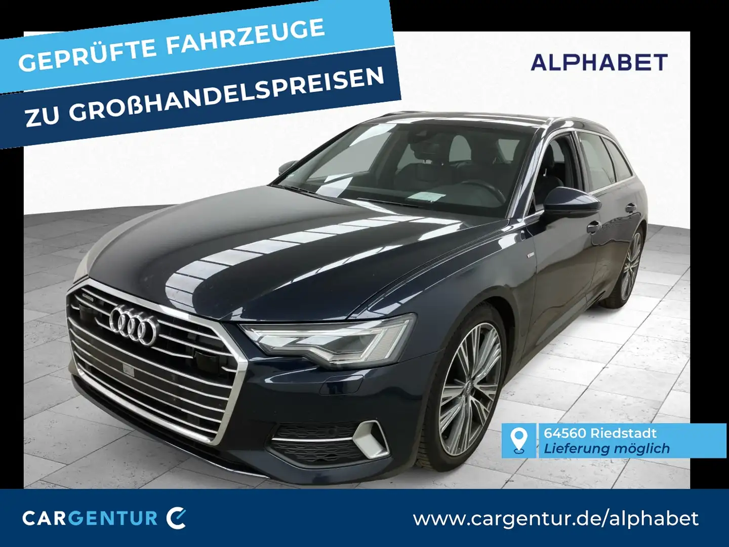 Audi A6 45 3.0 TDI quattro Avant sport S Line Matrix Blau - 1
