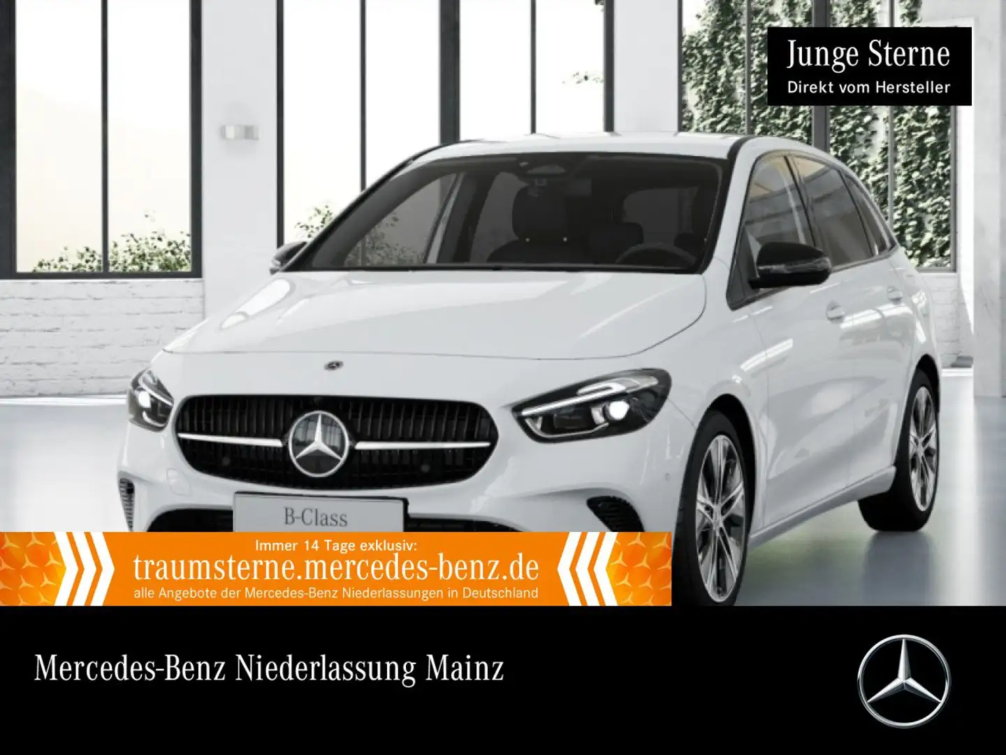 Mercedes-Benz B 200 PROGRESSIVE+NIGHT+MULTIBEAM+KAMERA+7G Weiß - 1