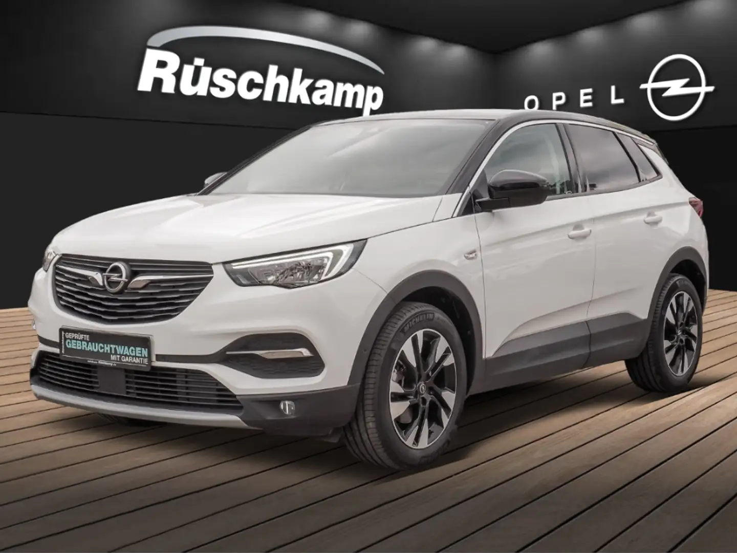 Opel Grandland X INNOVATION Automatik LED elek.Heckklappe Leder Nav Weiß - 1