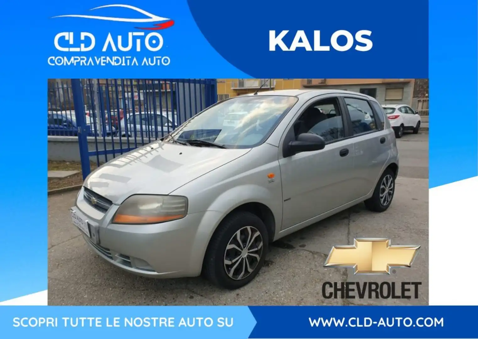 Chevrolet Kalos 1.2 5 porte SE Dual Power GPL siva - 1