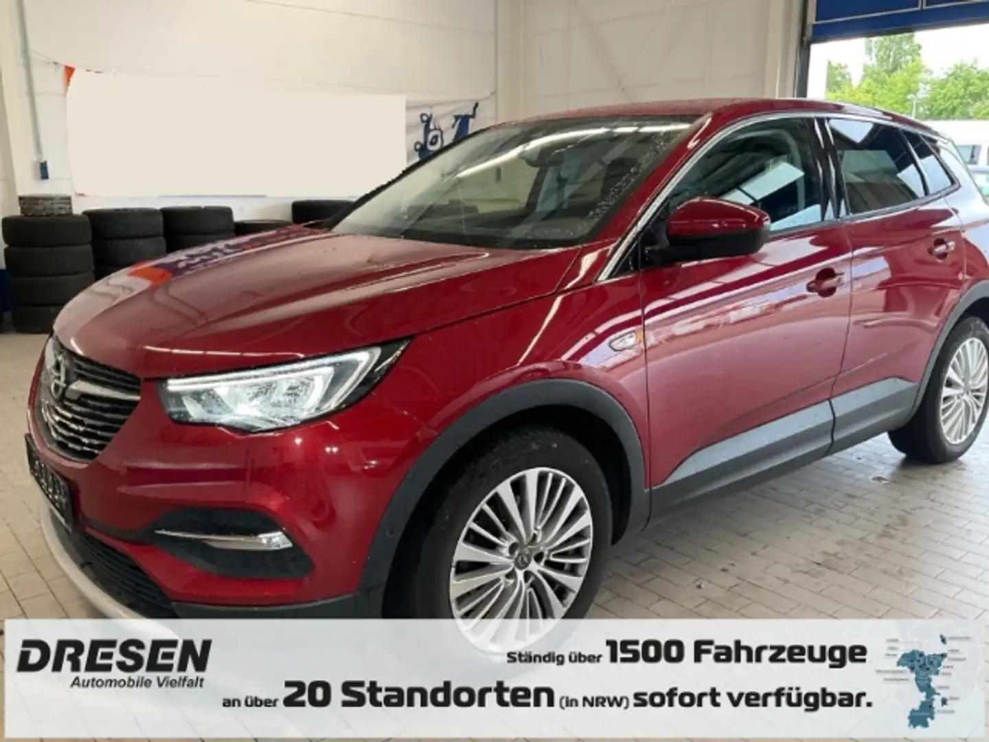 Opel Grandland X INNOVATION AHK-abnehmbar LED El. Heckklappe Apple Rouge - 1