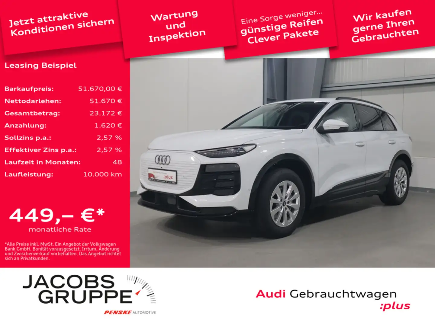 Audi Q6 e-tron Matrix*PDC*TopView * Weiß - 1
