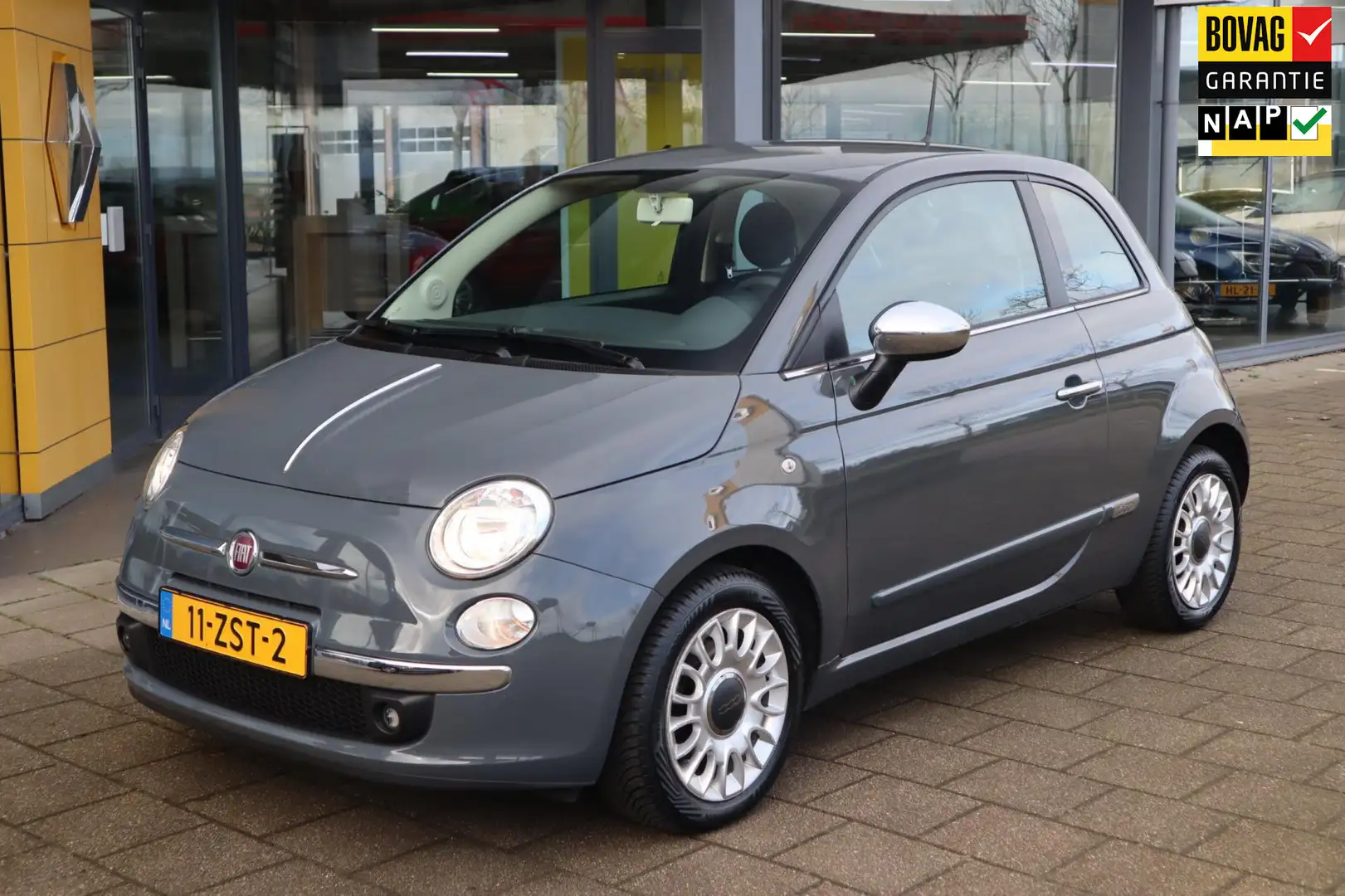 Fiat 500 TwinAir Turbo 85 Pop | LM Velgen Nieuwe Vredest. A Grijs - 1