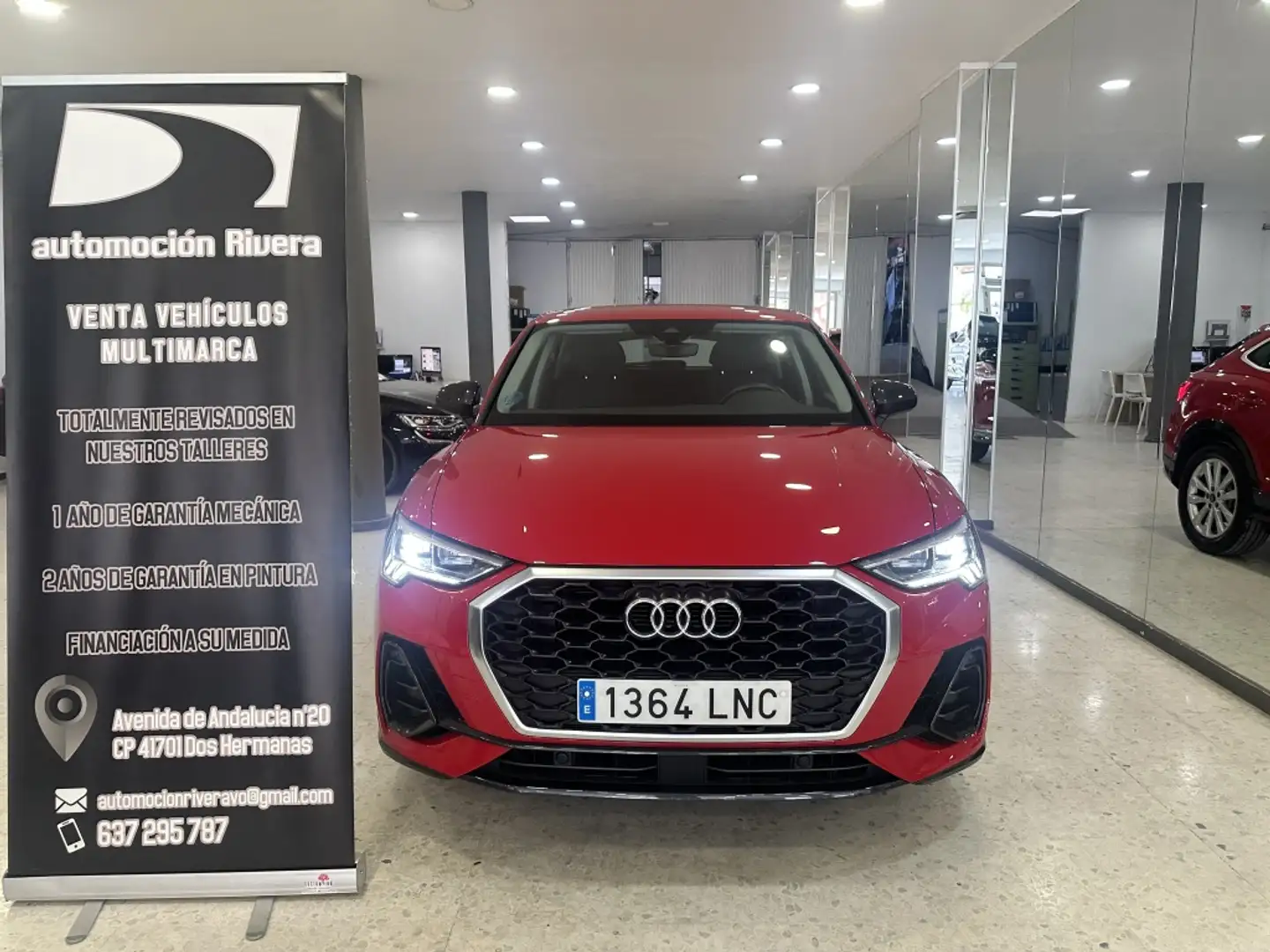 Audi Q3 Sportback 35 TFSI Advanced S tronic Rood - 1