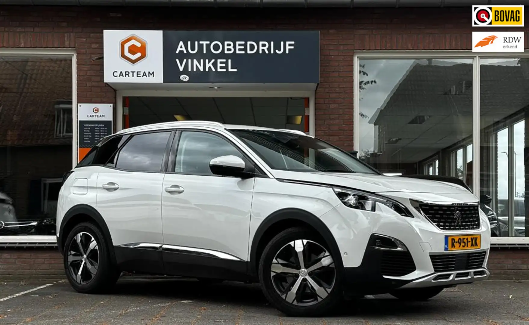 Peugeot 3008 1.2 PureTech Allure* Trekhaak*360 Camera*Carplay* Wit - 1