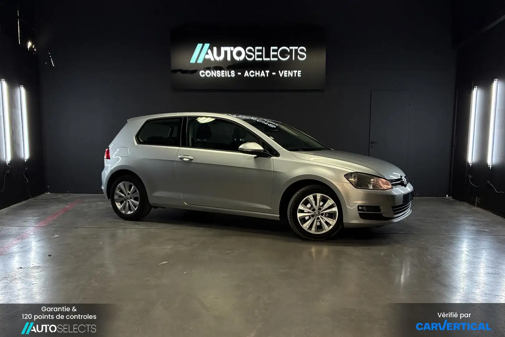 Volkswagen Golf Confortline 1.6 TDI 105cv | Radars AV / AR | Bluet Gris - 1