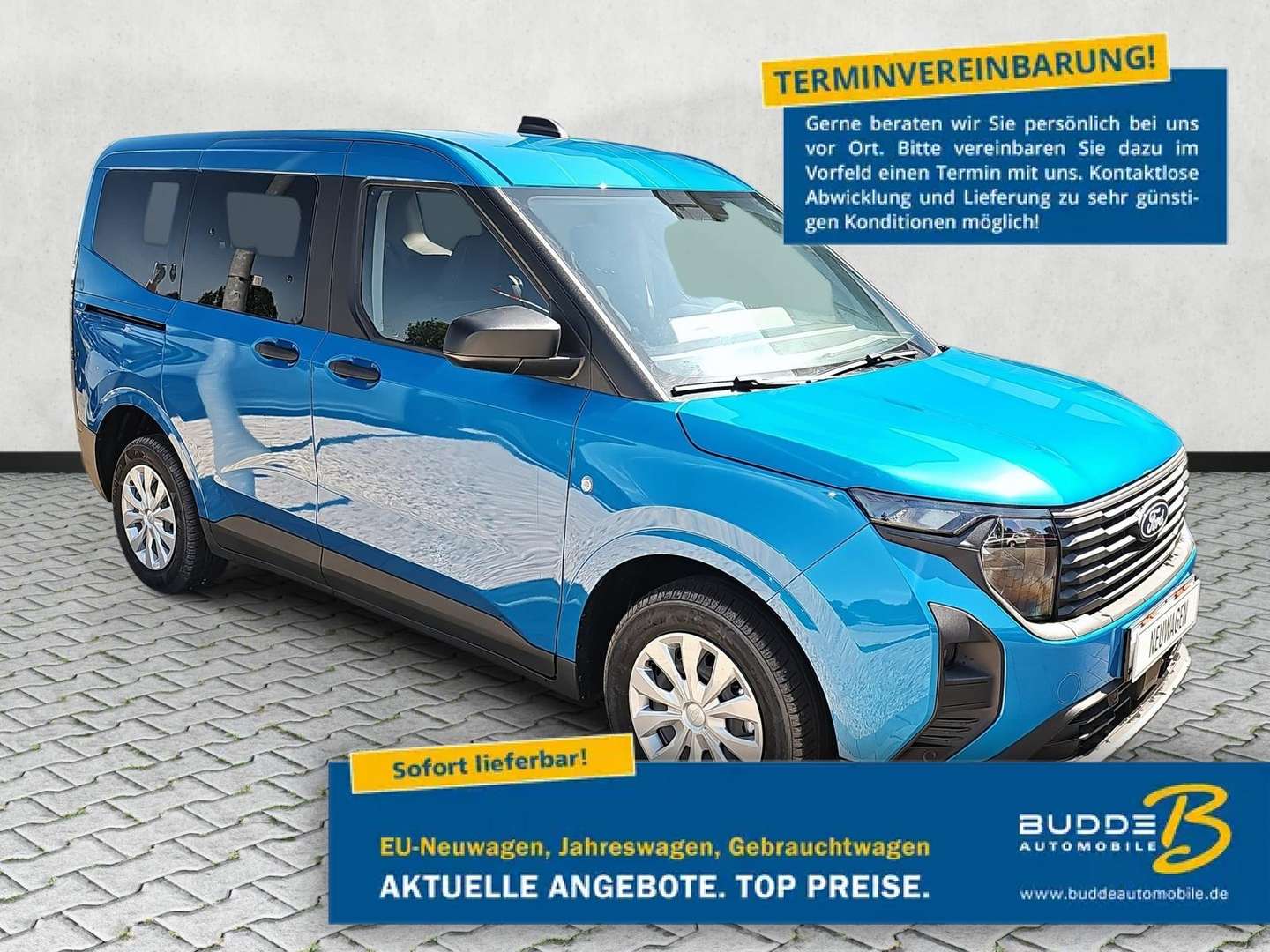 Ford Tourneo Courier nuo 413 €/ mėn Benzinas 2026m. Mikroautobusas Mechaninė
