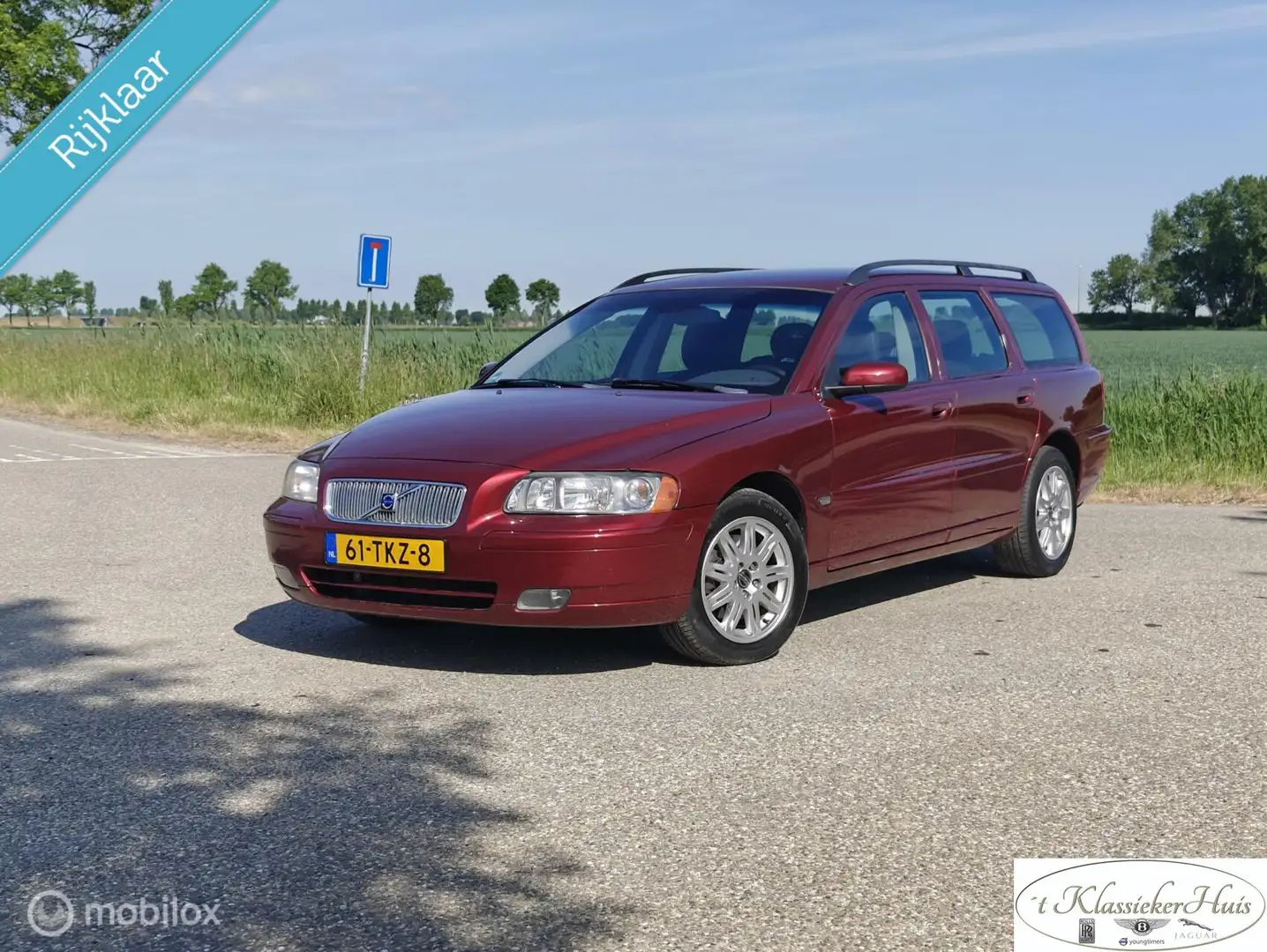 Volvo V70 2.4 Kinetic lpg3 lage kmstand! Rojo - 1