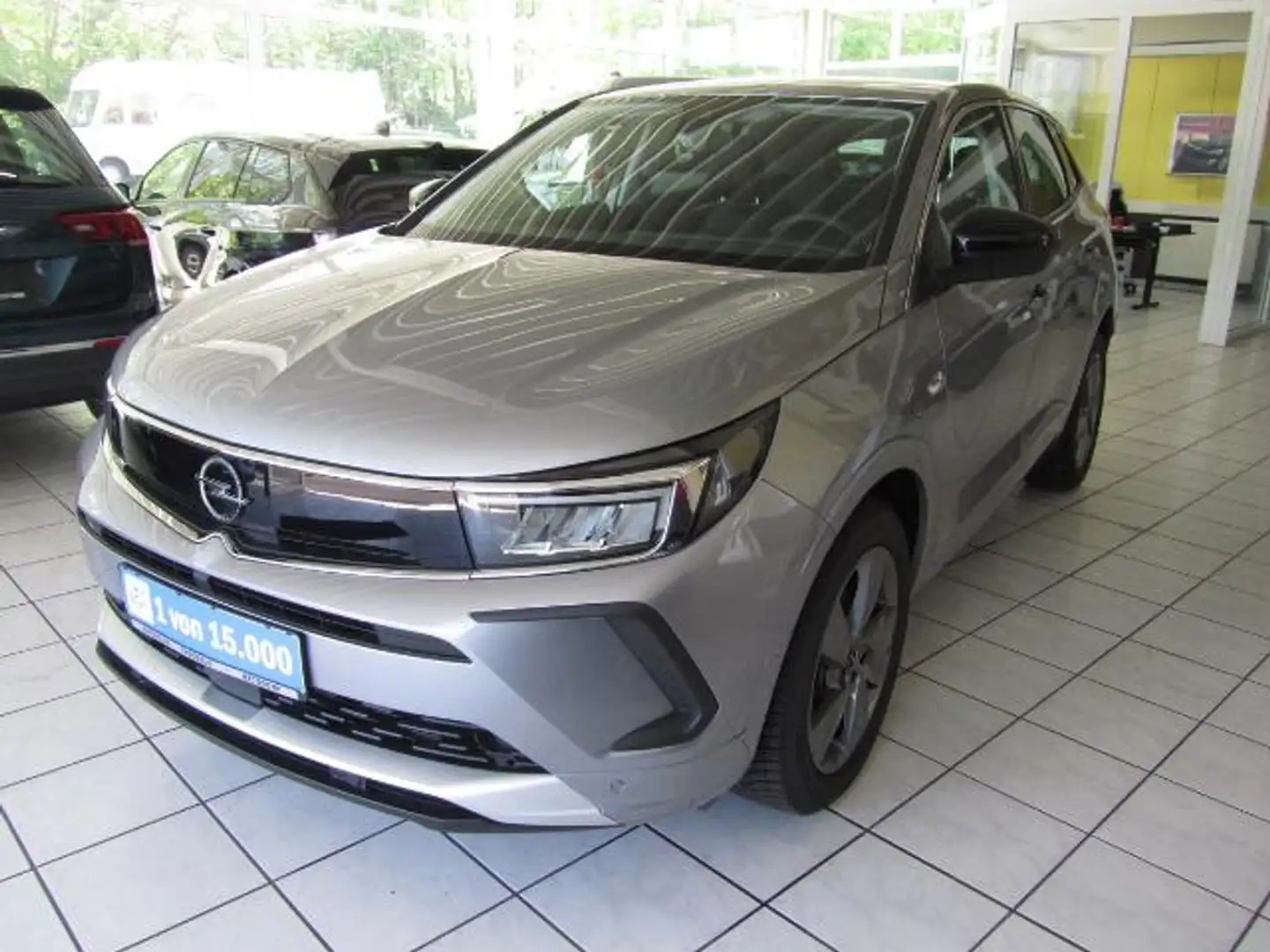 Opel Grandland X 1.2 Turbo +Shzg.+LED+PDC+Klimaaut. Grau - 1