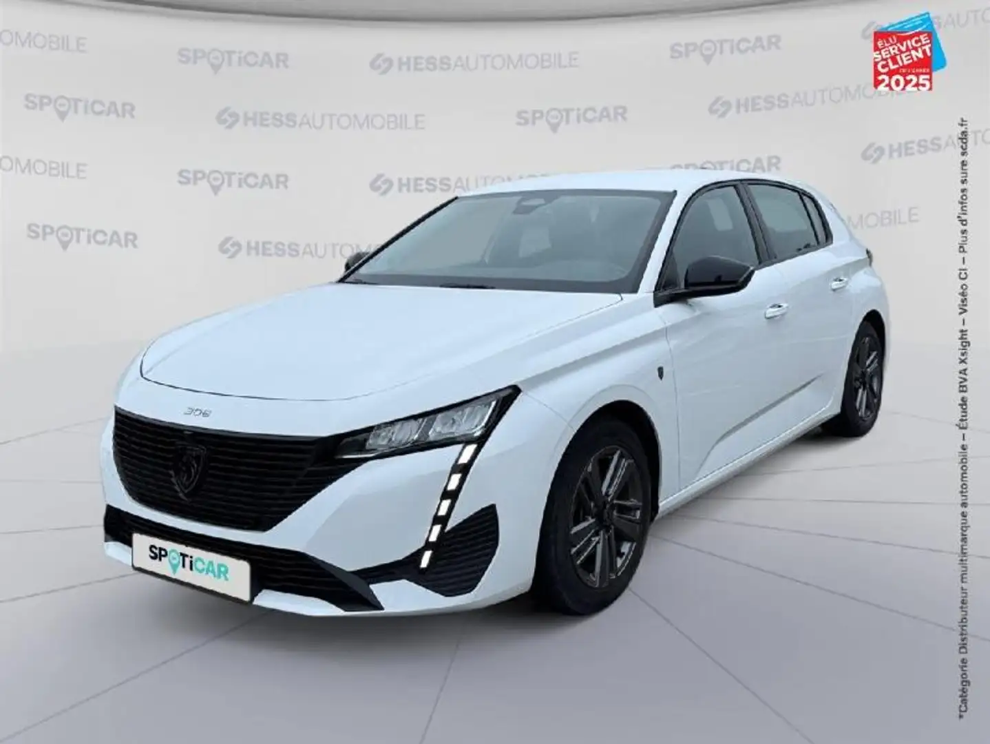 Peugeot 308 1.2 PureTech 130ch S/S Active Pack EAT8 GPS Radar AR Blanc - 1