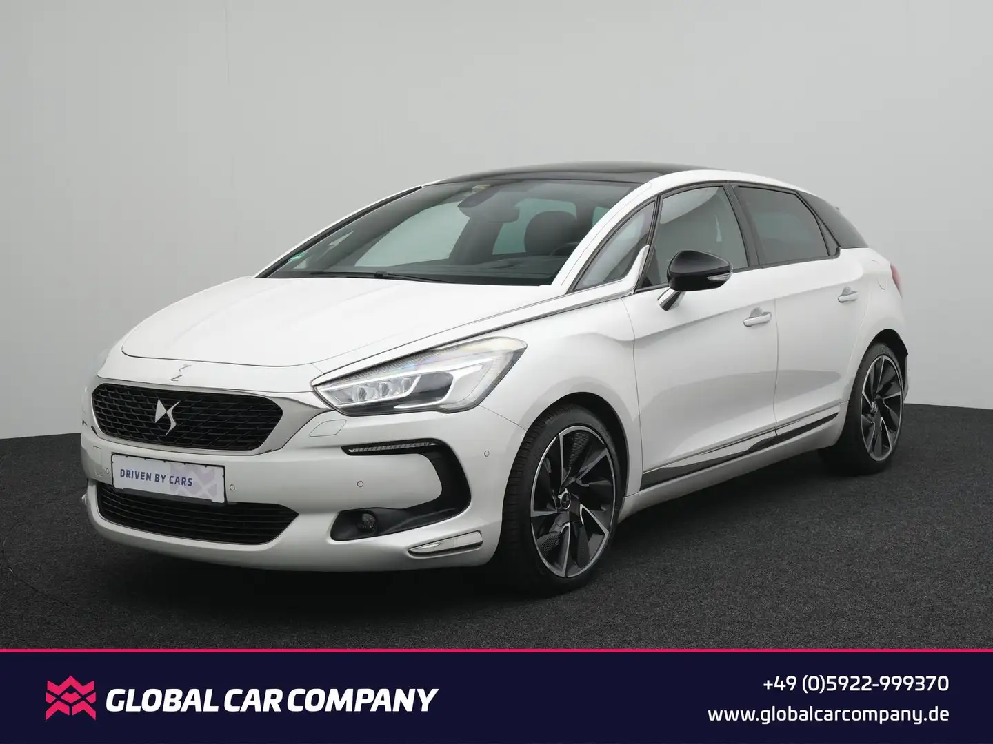 DS Automobiles DS 5 2.0 BlueHDI AHK,DENON,TEMP,TOTW,APP,PANO,HUD Blanc - 1