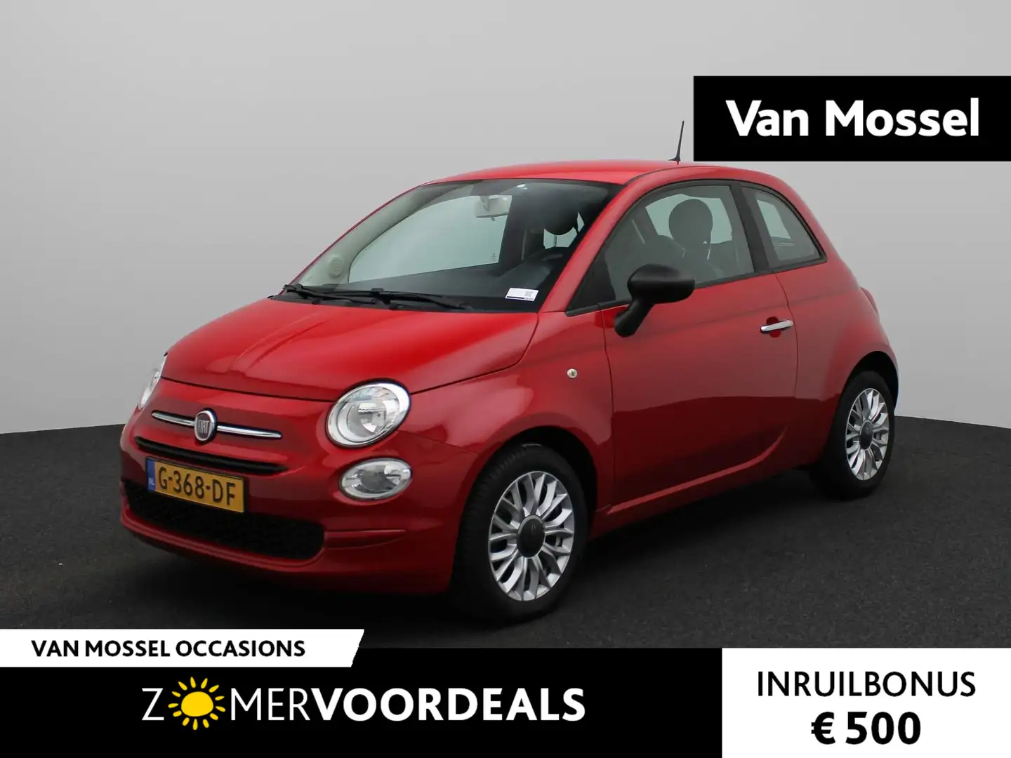 Fiat 500 0.9 TwinAir Turbo Popstar | Airco | 15" Lichtmetal Rojo - 1