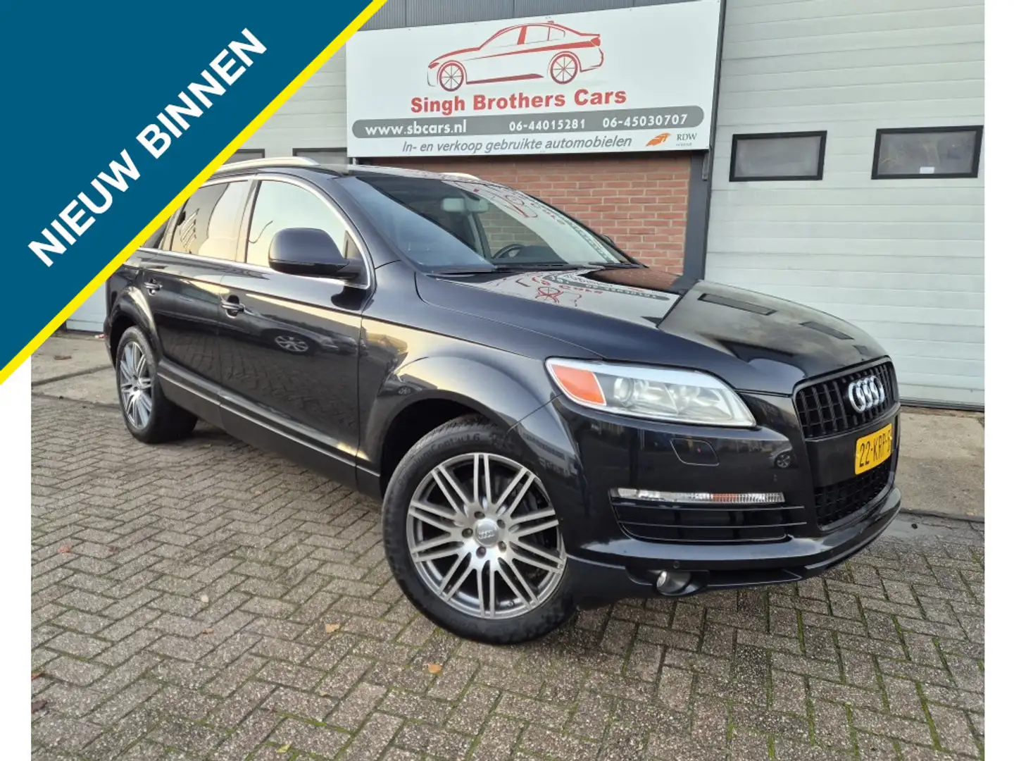 Audi Q7 3.6 FSI q 5+2 300pk AUT DAK NAVI XENON TREKHAAK!!! Zwart - 1