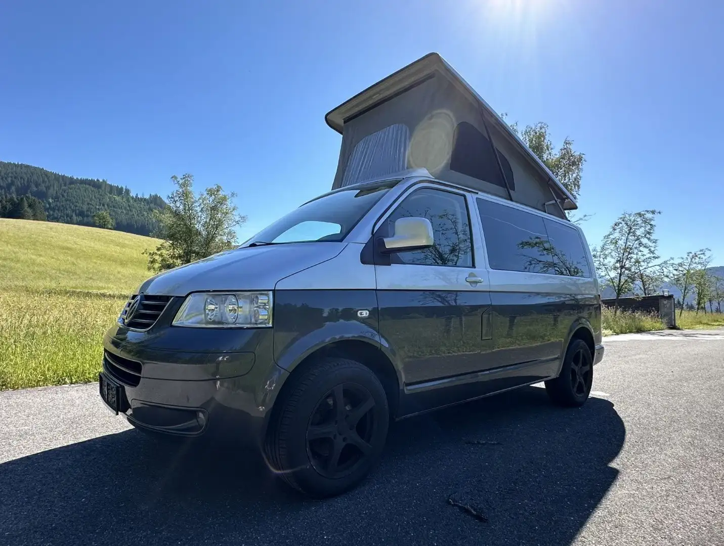 Volkswagen T5 Kombi T5 1,9 Tdi Camper - Schlafdach - Bulli - Bicolor Gri - 1