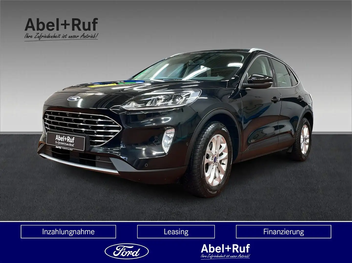 Ford Kuga 2.0 EcoBlue Titanium Tempo+Ambi+StHz+PDC+DAB Чорний - 1