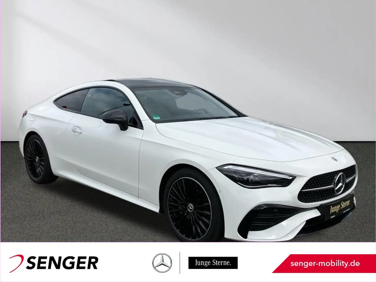 Mercedes-Benz CLE 220 d Coupé AMG Line Night Panorama AHK Blanc - 1