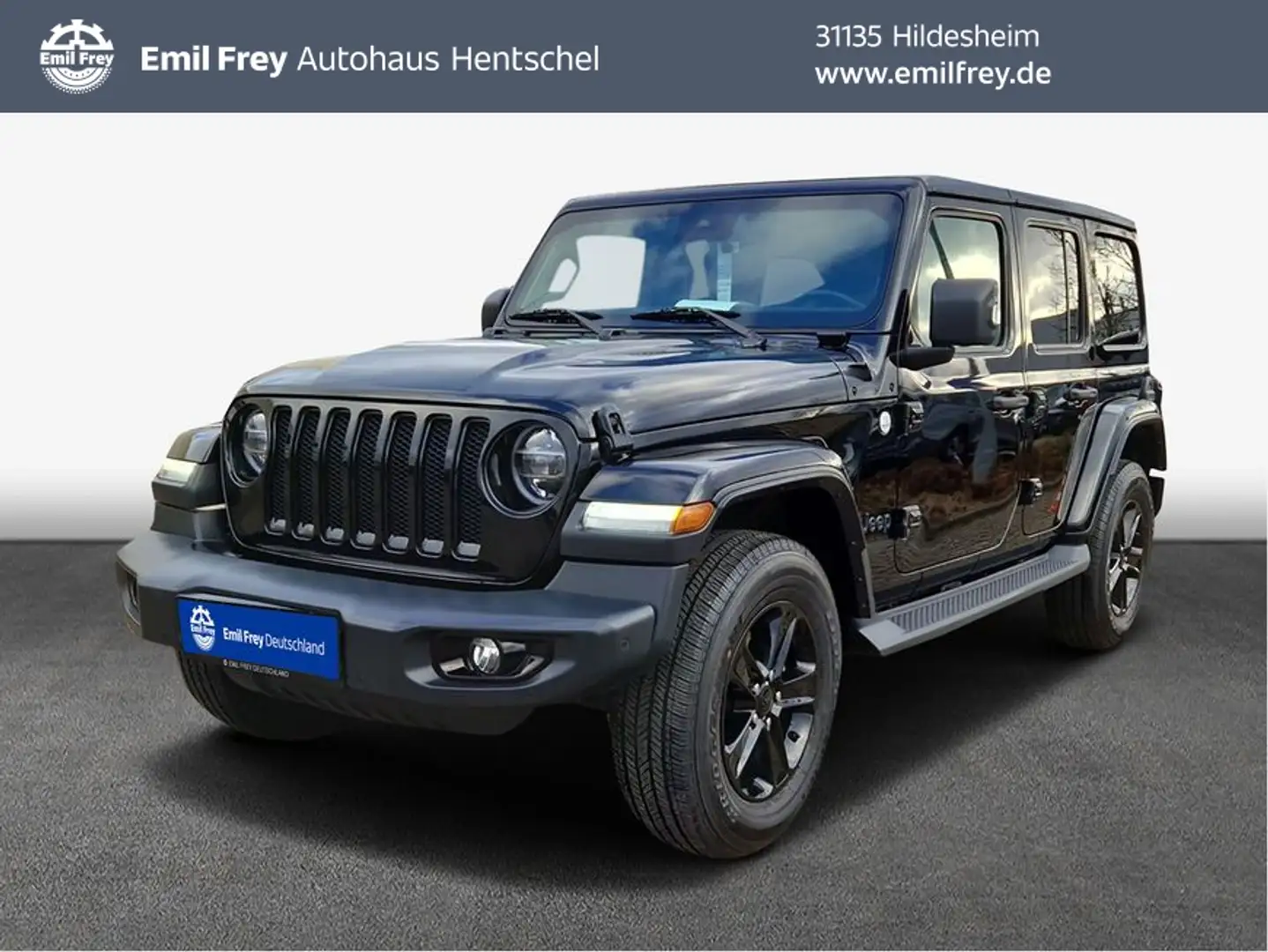 Jeep Wrangler Unlimited 2.2 CRDi Hardtop AWD Automatik Schwarz - 1