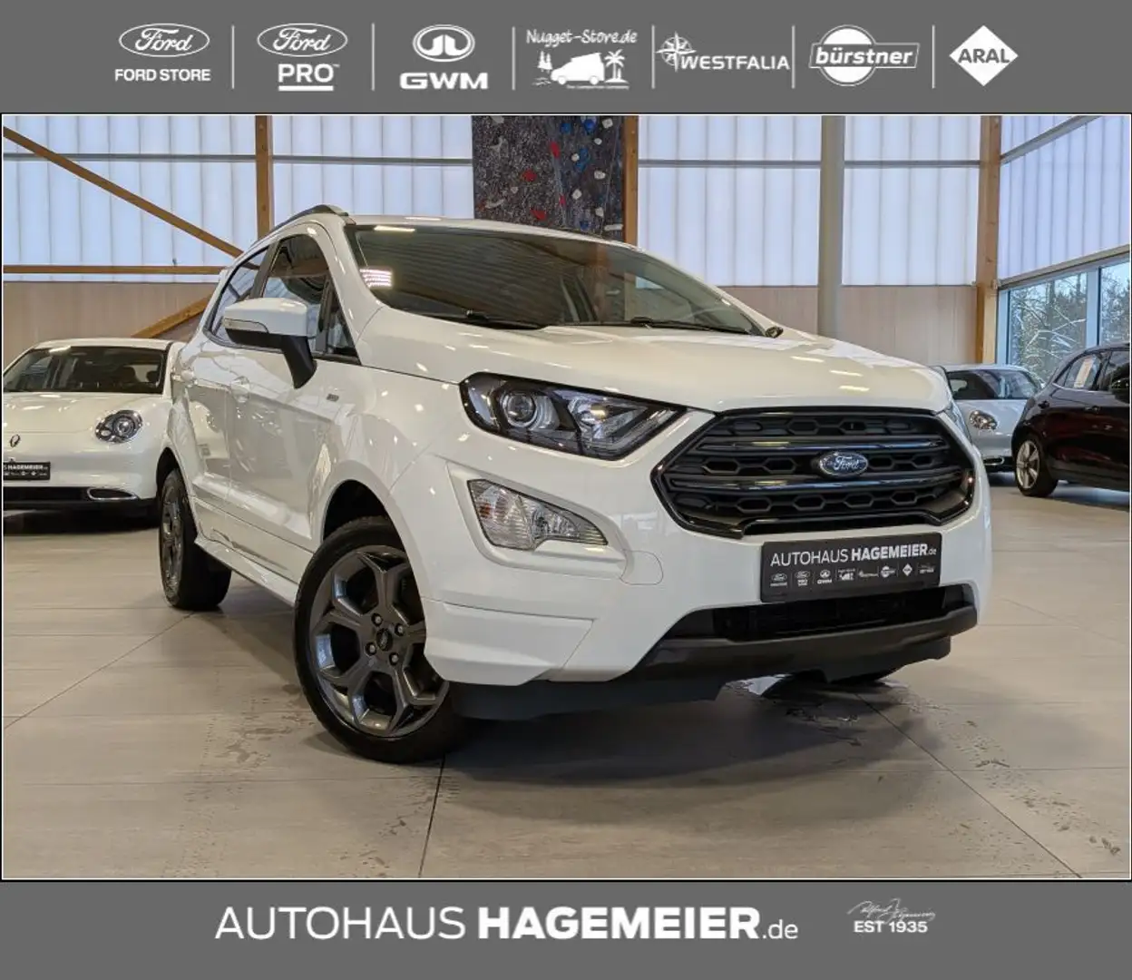 Ford EcoSport ST-Line 1.0 Ecoboost Blanc - 1