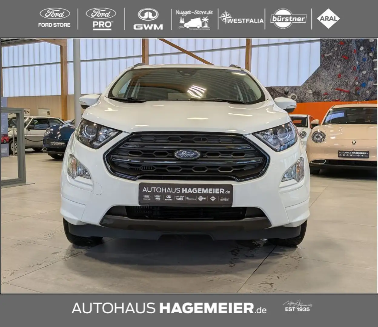 Ford EcoSport ST-Line 1.0 Ecoboost Blanc - 2