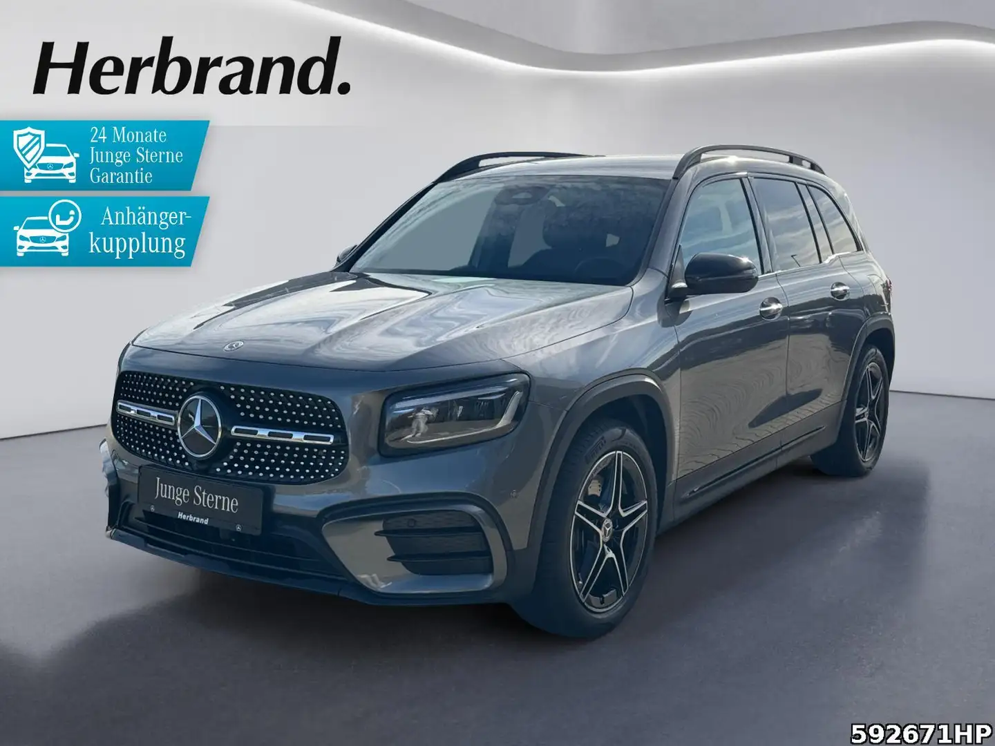 Mercedes-Benz GLB 220 d 4M AMG  Night AHK LED LHZ Keyless-Go. Grau - 1