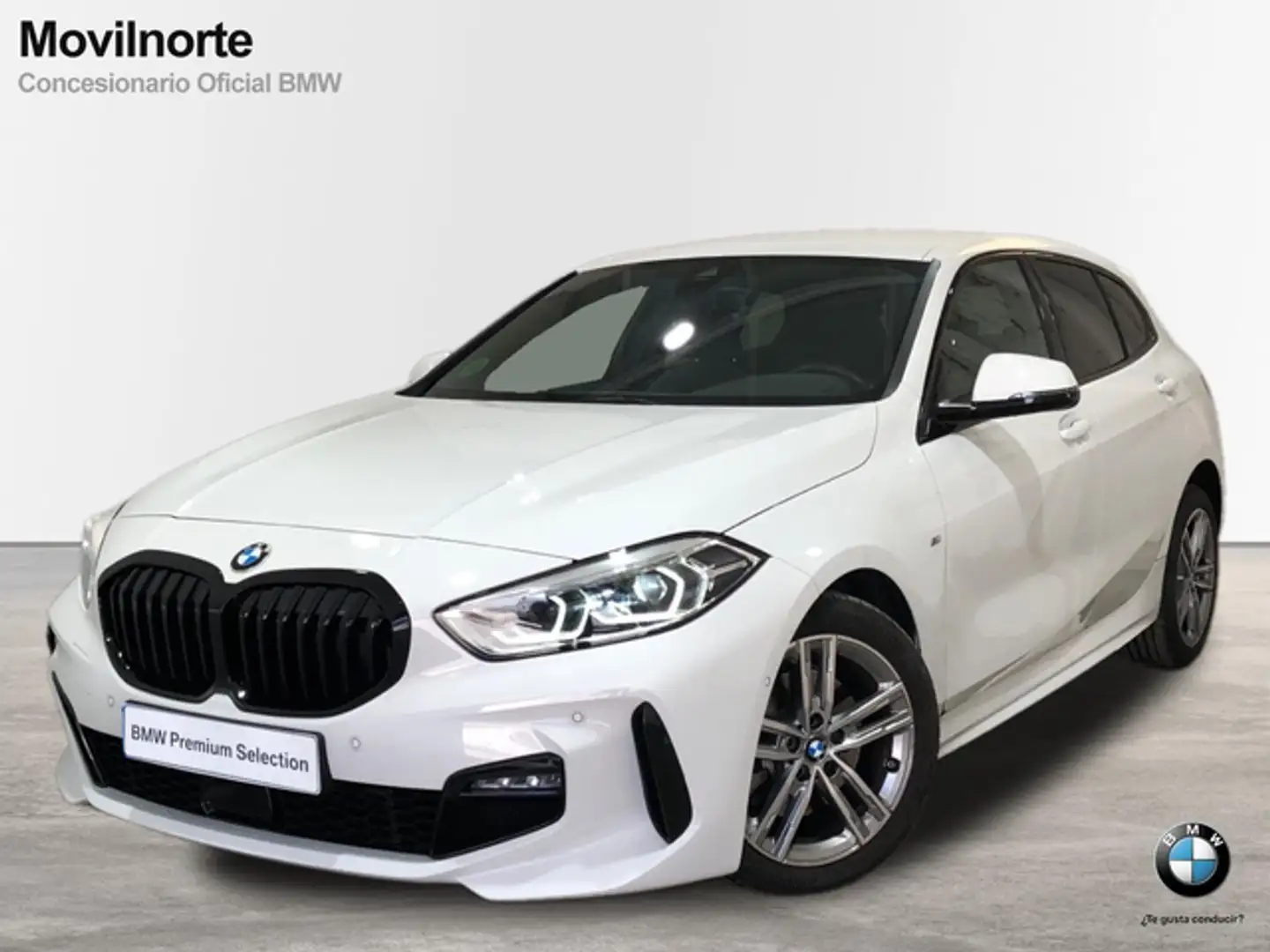 BMW 118 118dA Business Blanc - 1