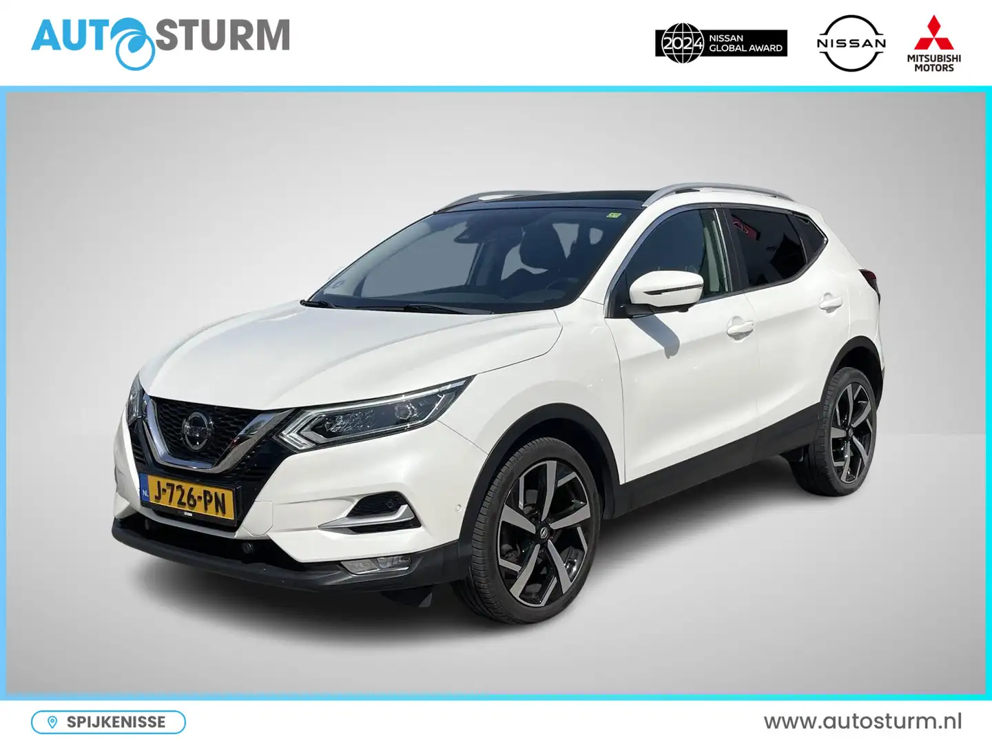 Nissan Qashqai 1.3 DIG-T Tekna Wit - 1