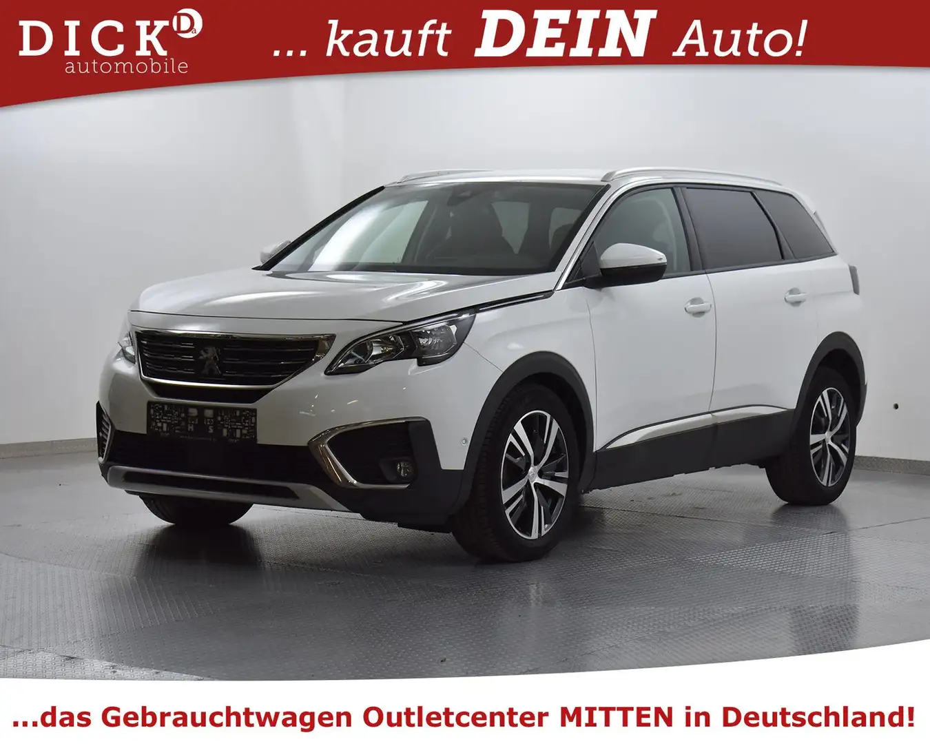 Peugeot 5008 2.0d Aut. Allure NAVI+VIRTU+LEDER+SHZ+TEMP+ Blanco - 2