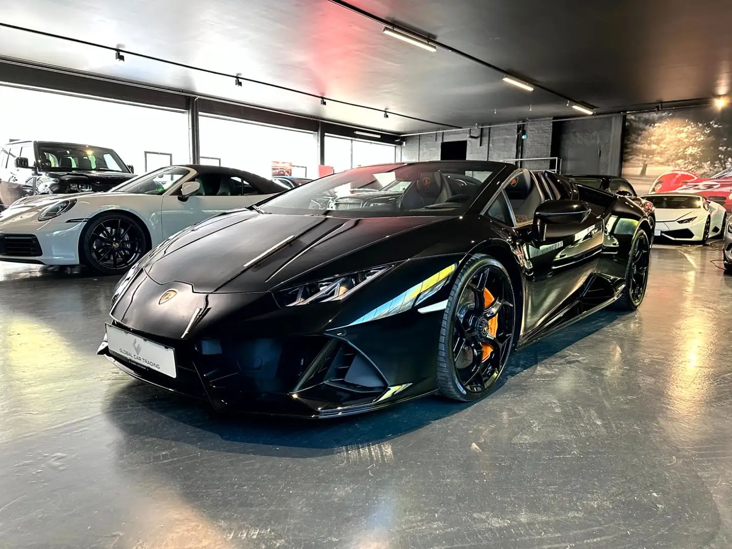 Lamborghini Huracán EVO Spyder*Lift*Sensonum*Wartungspaket Чорний - 1