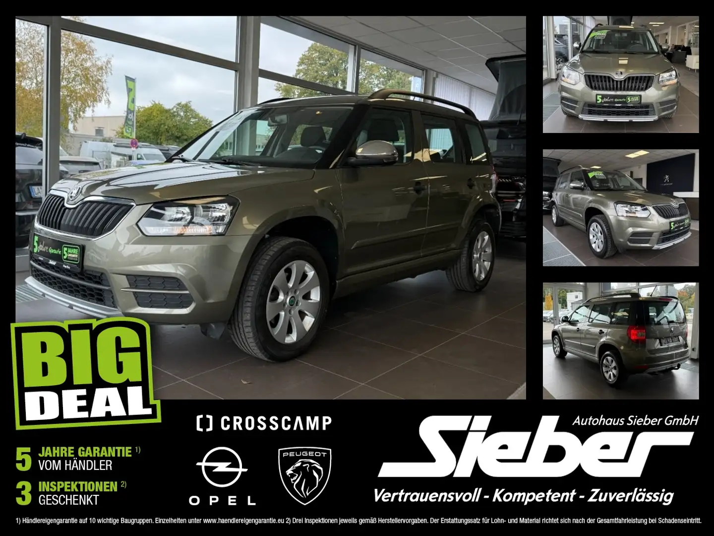 Skoda Yeti 1.2 TSI Green tec Ambition AUT Facelift LM Grau - 1