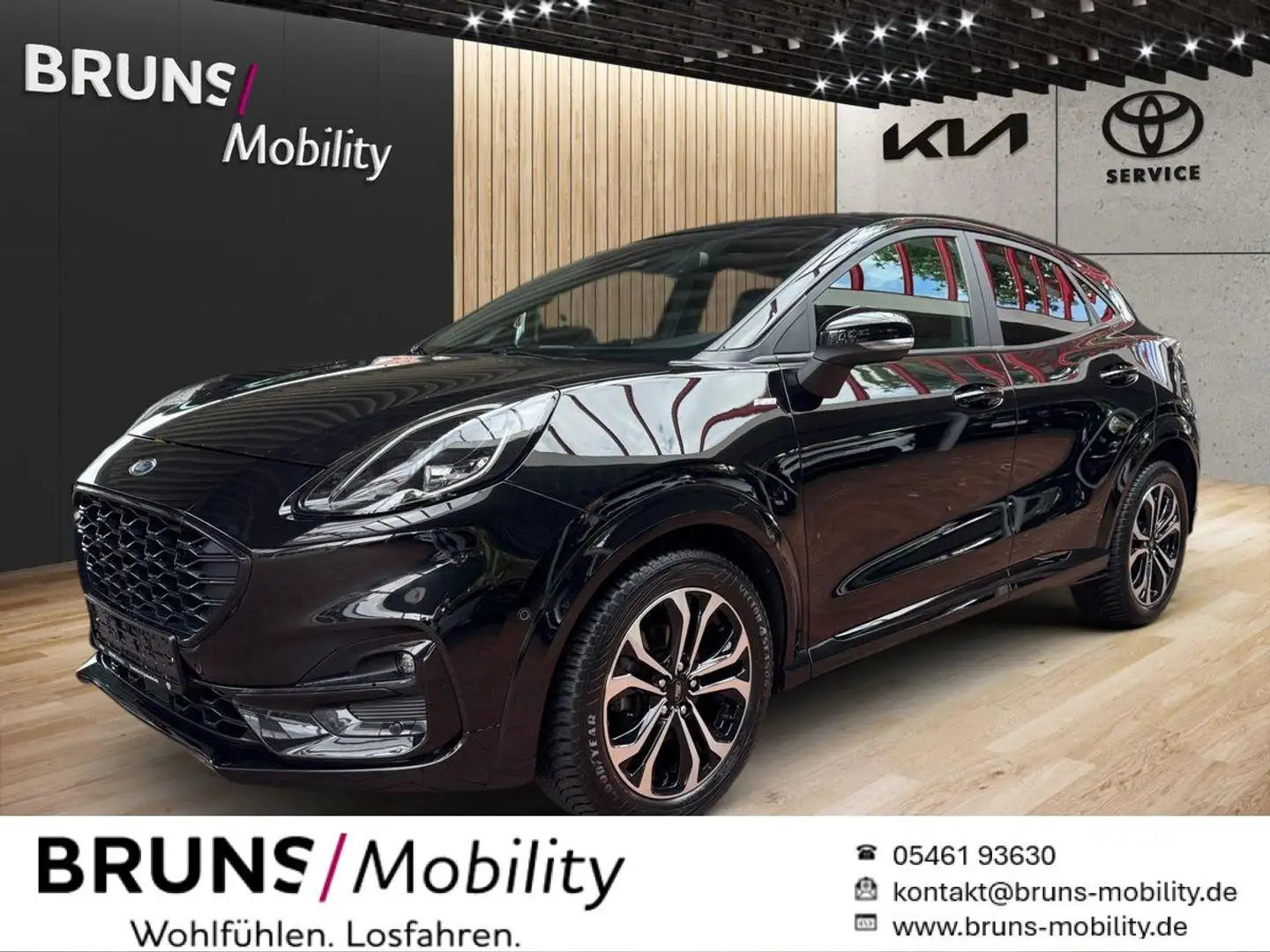 Ford Puma Hybrid ST-Line X 1.0 EcoBoost Panorama Bose Schwarz - 1