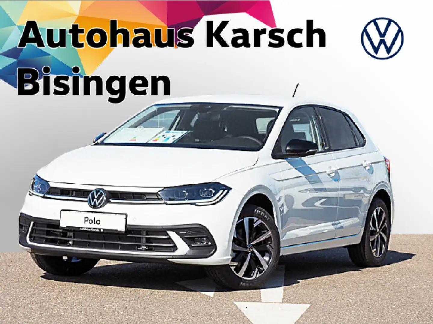 Volkswagen Polo 1.0 TSI DSG Move IQ.LIGHT, NAVI, ACC LED Weiß - 2