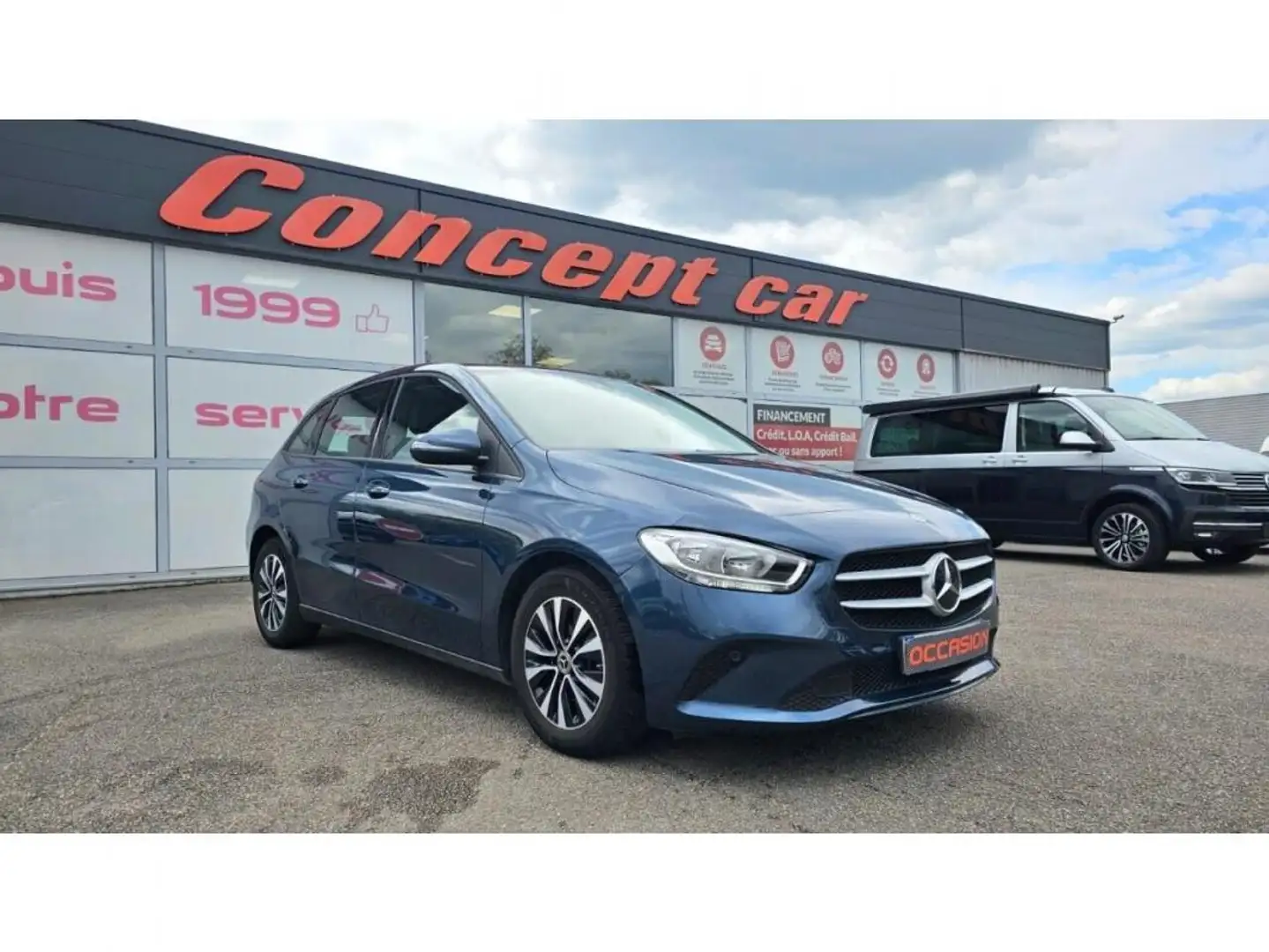 Mercedes-Benz Business Line 180d 7G-DCT + Intégration smartphone Bleu - 1