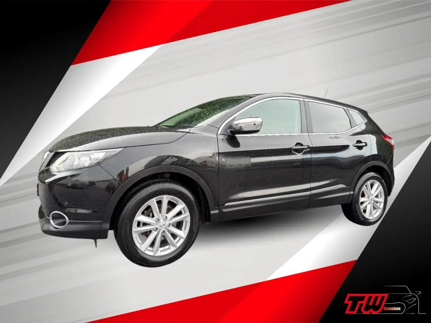 Nissan Qashqai 1.2 Premier Edition |NWE APK|NAVI|TREKH|PANO Zwart - 1
