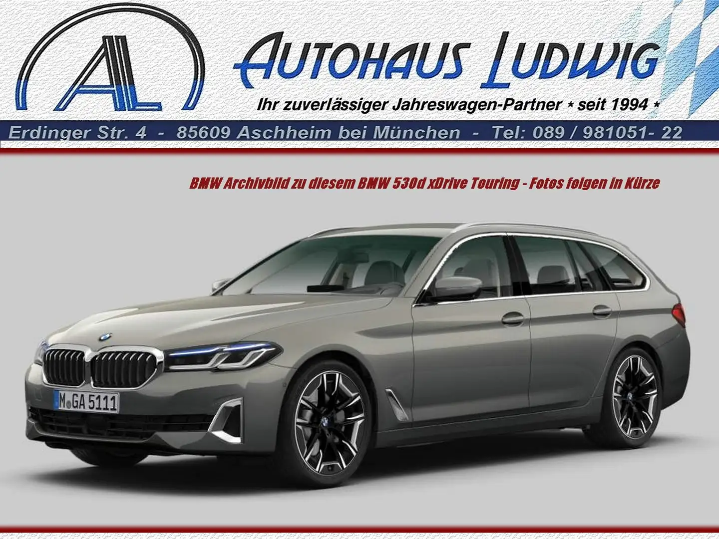 BMW 530 d xDrive*Dr-Prof*HUD*Standh*AHK*360*NP:90.862 Grigio - 1