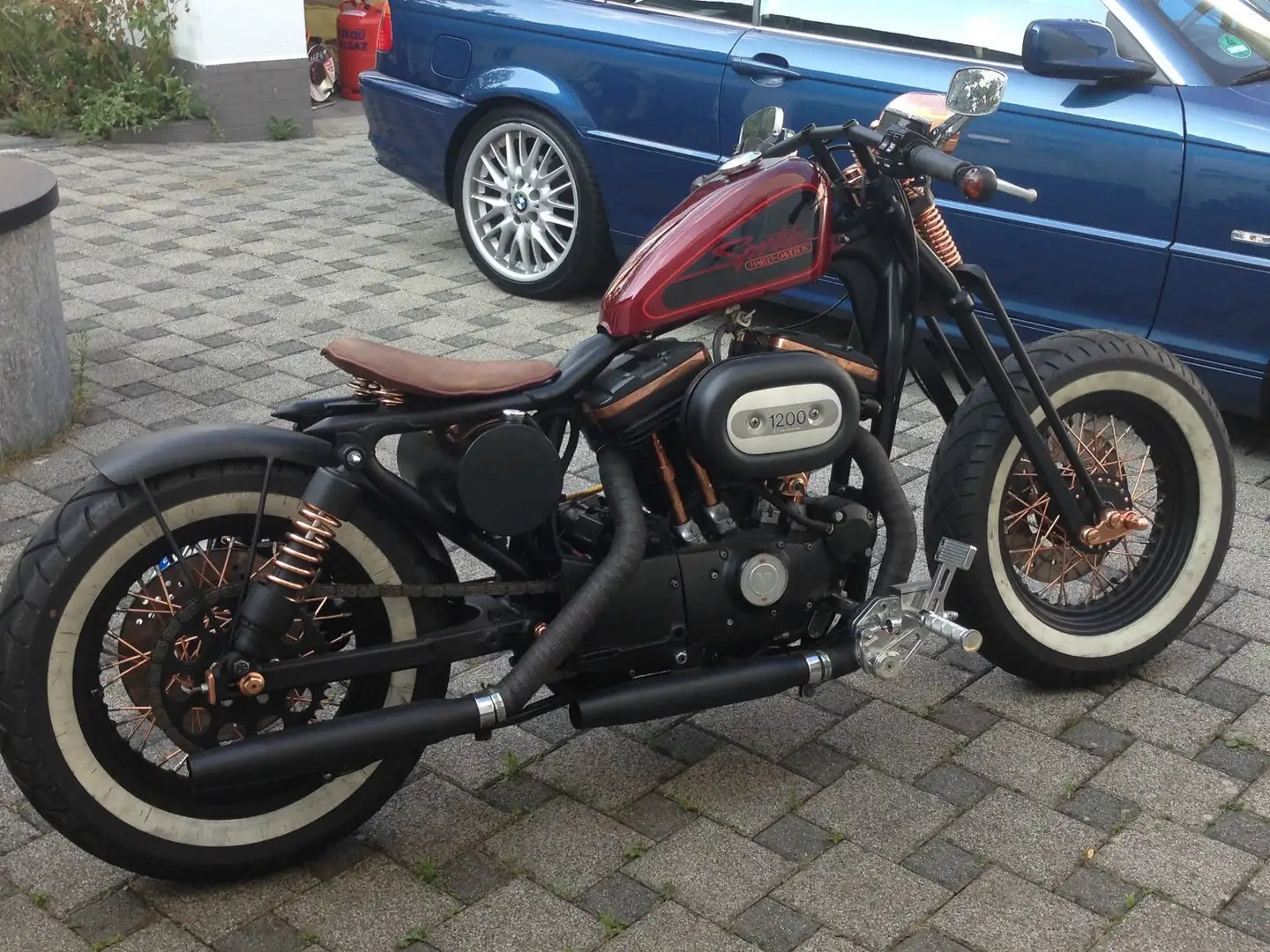 Harley-Davidson XL 1200 Sportster Bobber Noir - 1