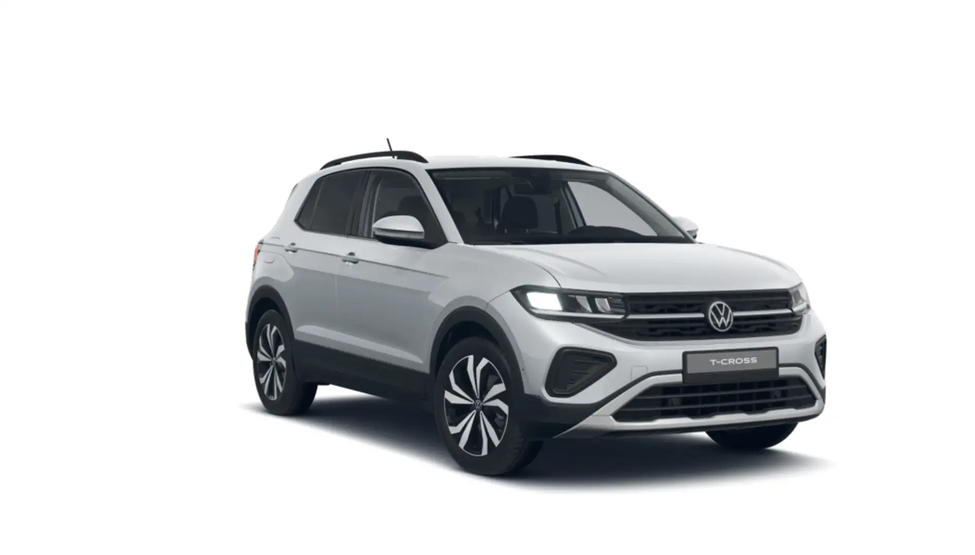 Volkswagen T-Cross 1.0 TSI Más 85kW Aut. Zilver - 2