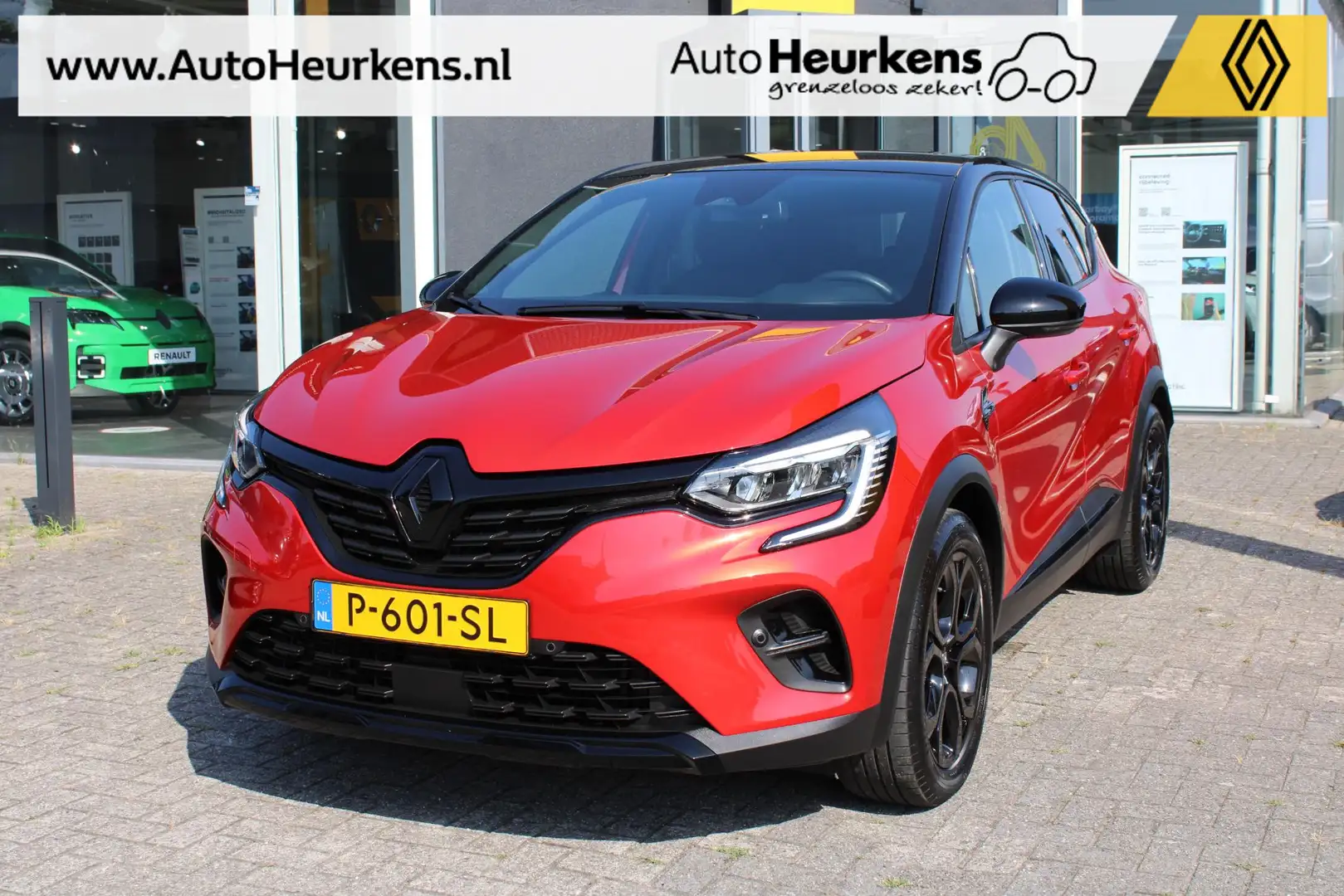 Renault Captur 1.6 E-Tech Hybrid 145 Rive Gauche l Origineel NL l Rood - 1