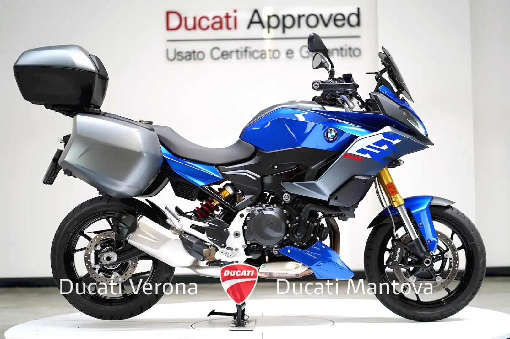 BMW F 900 XR F 900 XR solo 8.722 km FULL OPT tris borse Bleu - 1