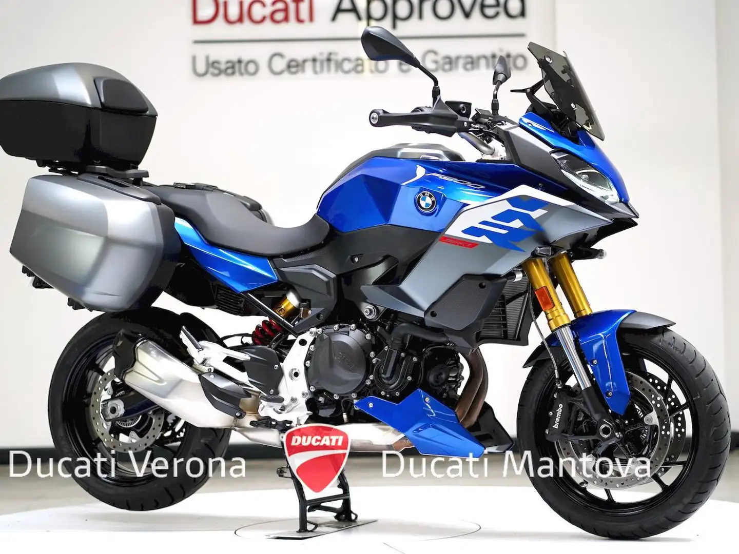 BMW F 900 XR F 900 XR solo 8.722 km FULL OPT tris borse Bleu - 2