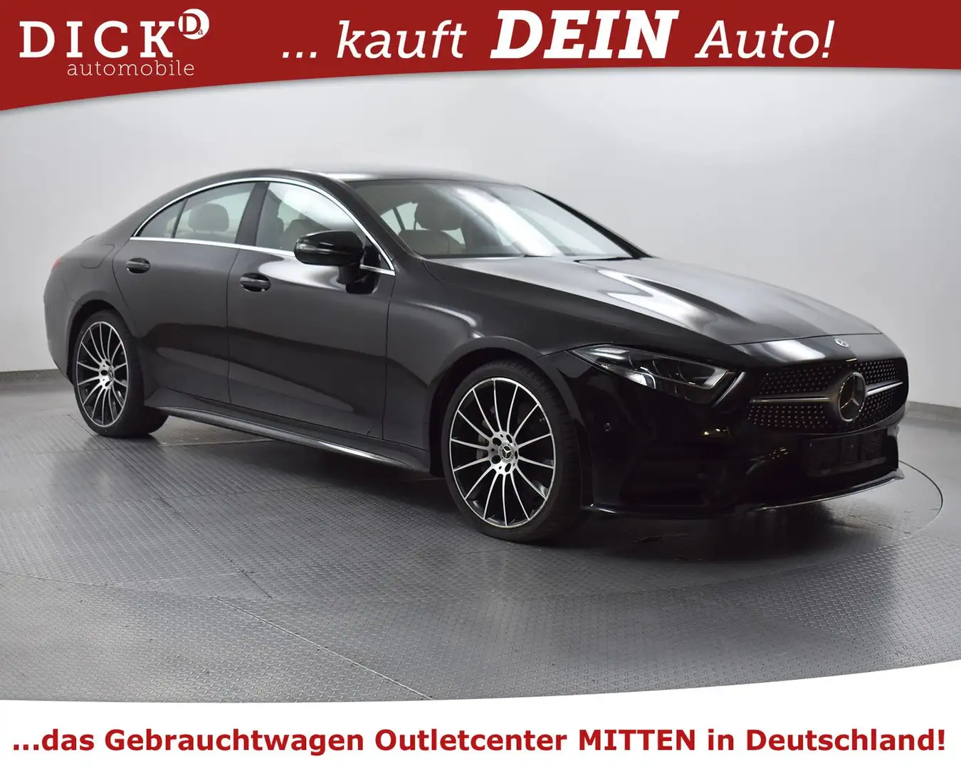 Mercedes-Benz CLS 350 d Coupe 4M AMG Line STDHZ+MEMO+COMAN+HEAD Noir - 1