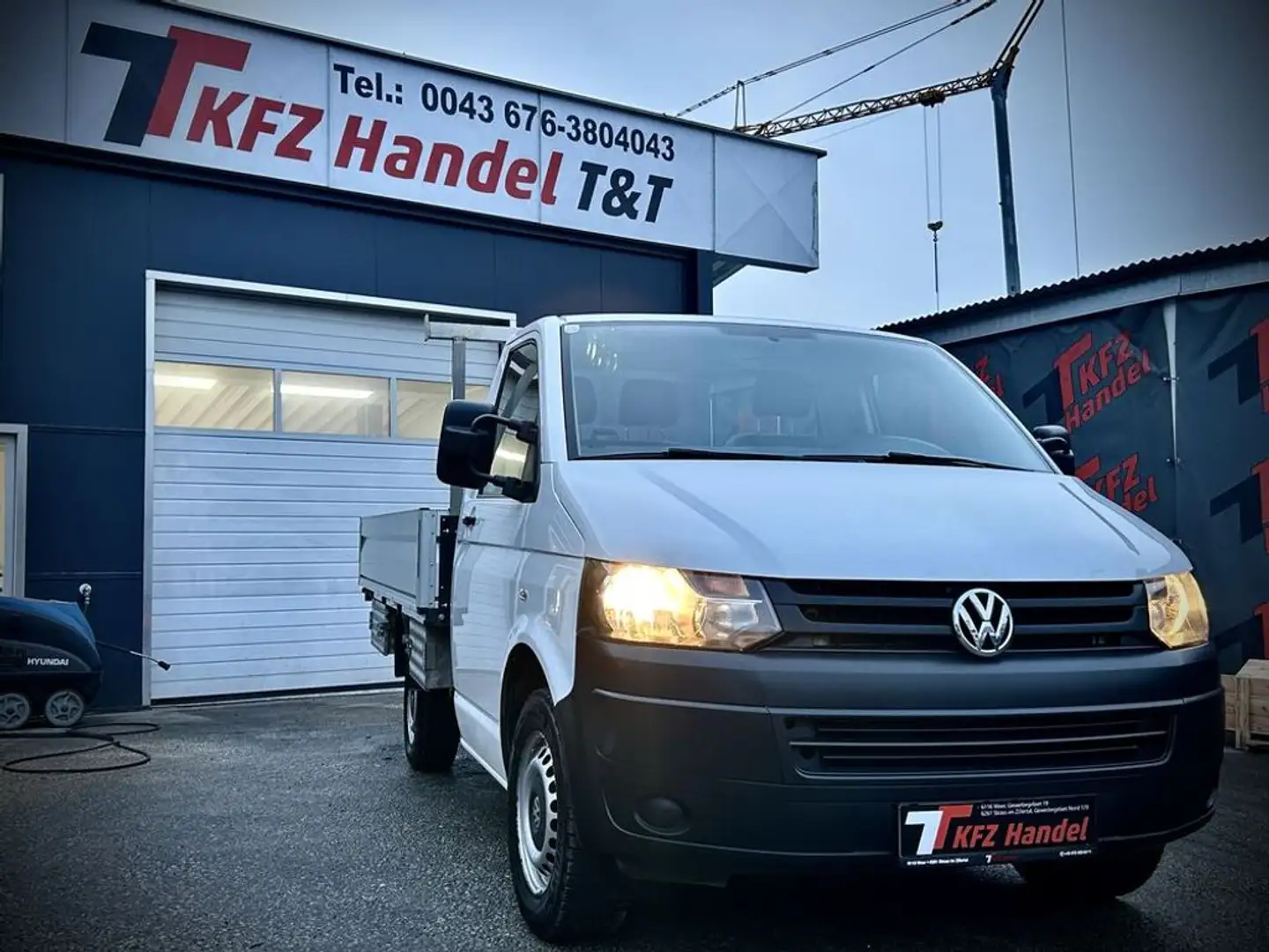 Volkswagen T5 Transporter Pritsche 4Motion Blanc - 1