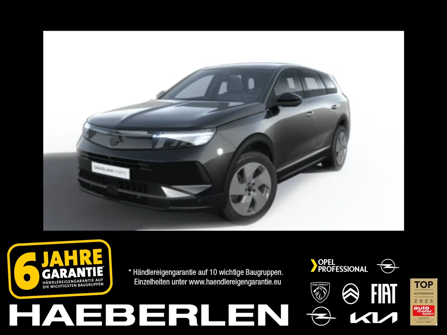 Opel Grandland Edition MHEV PDC*Multimedia*DAB Schwarz - 1