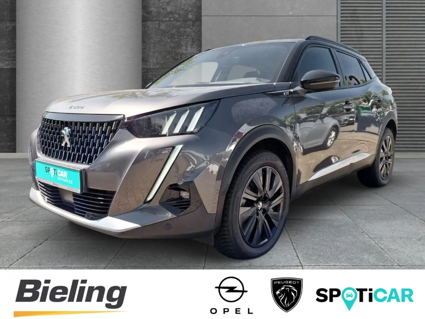 Peugeot 2008 GT 1.2l Automatik , LED , Parkpilot mit Rückfahrka Gris - 1